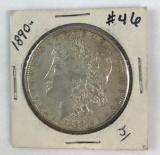 1890-P Morgan Silver Dollar