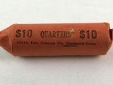 One $10 roll of BU 1961-P Silver Quarters