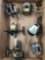 Box lot of vintage fishing reels