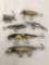 Box a lot of six vintage fishing Lures