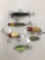 Lot of six vintage fishing Lures