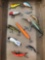 Box lot of vintage fishing Lures