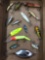 Box lot of vintage fishing Lures