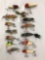 Box lot of vintage fishing Lures