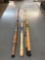 Lot of three vintage fishing rods