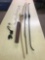 Group of vintage bows with arrows and quiver