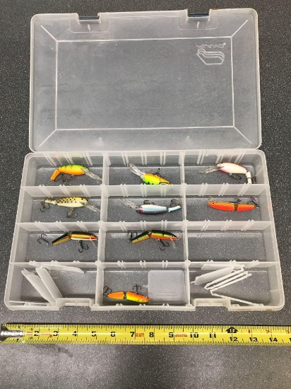 Plano tackle box with lures