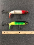Lot of two whopper plopper fish Lures