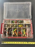 Plano tackle box full of lure building material and Lures