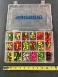 Shimano tackle box full of jigs