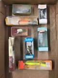 Box lot of vintage Lures in original boxes