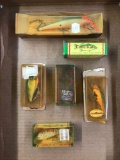 Box lot of vintage Lures in original boxes