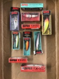 Box lot of vintage Rapala lures in original boxes