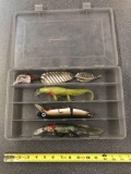 Tacklebox with four large and lures