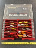 Bass master tackle box full of hot-n-tot Lures