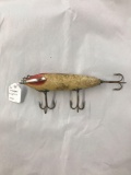 Lot of one vintage wooden heddon wigler lure