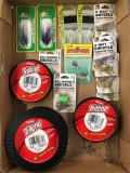 Box lot of new old stock tackle