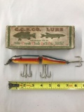 Vintage creek chub pikie lure in original box