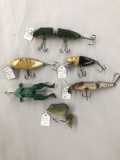 Lot of six vintage fishing Lures