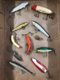 Box lot of vintage Lures