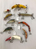 Box lot of vintage fishing Lures