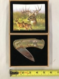 Vintage display box and pocket knife