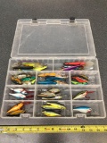 Plastic tacklebox with Lures