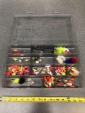 Bass pro shops tackle box of sinkers and spinners