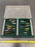 Shimano tackle box full of floating lures