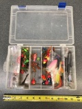 Flambeau tackle box includes sinkers jigs and weights