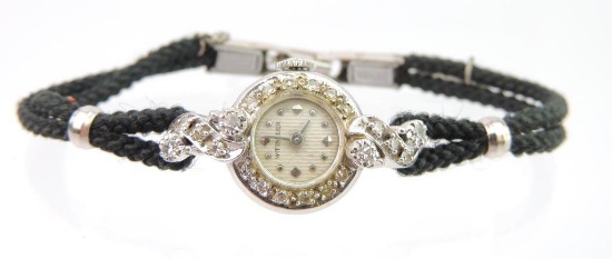 Wittnauer 14k and Diamond Wristwatch
