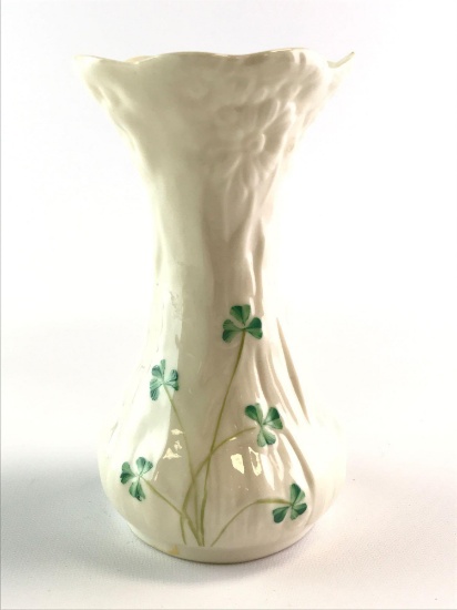 BELLEEK Ireland porcelain shamrock vase