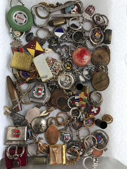 Collection of keychains shells