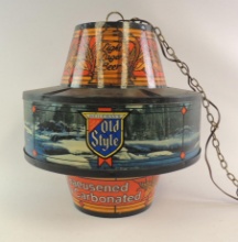 Heileman's Old Style Beer wall lamp, works - AAA Auction and Realty