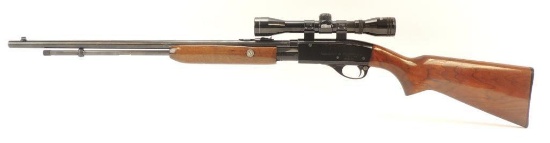 Remington Field Master Model 572 .22 Cal. Pimp Action Rifle with Tasco Scope