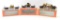 Group Of 3 Lionel Trains O-Scale Flat Cars With Original Boxes