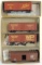 Group of 4 Accurail HO Scale Train Cars with Original Boxes