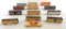 Group of 13 HO Scale Advertising Train Box Cars