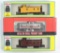 Group of 3 Atlas HO Scale Cabooses with original Boxes