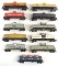 Group of 11 HO Scale Advertising Tanker Train Cars