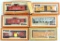 Group of 6 Tyco HO Scale Train Cars with Original Boxes