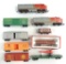 Group of 9 HO Scale Marx , Fleischmann, and Tri-Ang Train Cars q