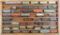 Group of N Scale Train Cars with Wood Display Case
