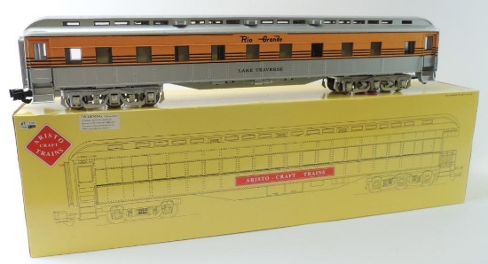 Aristo Craft Trains Rio Grande G-Scale Lake Traverse Passenger Car with Original Box