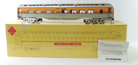Aristo Craft Trains Rio Grande G-Scale Passenger Dining Car With Original Box