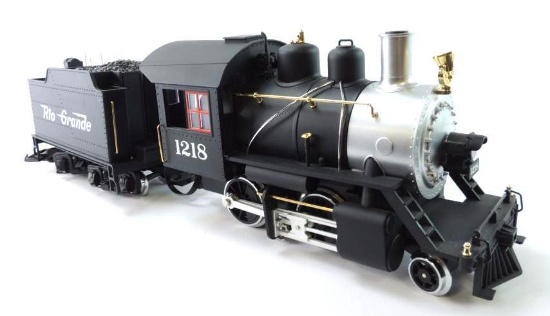 LGB Trains Rio Grande G-Scale #1218 Locomotive With Tender Car