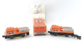 Group Of 2 Vintage Lionel Trains O-Scale Track Cleaning Cars With One Original Box