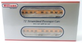 Williams by Bachmann O Scale Rio Grande 72' Streamlined Passenger Cars with Original Boxes