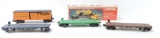 Group Of 4 Lionel Trains O-Scale Rio Grande 3 Flat Cars And 1 Box Car
