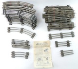 Group Of 51 Pcs. Of Lionel Trains O-Scale Tracks